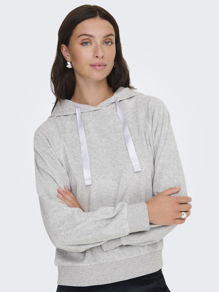 Vida Hoodie - Light Grey Melange