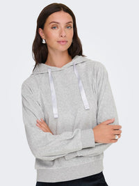 Vida Hoodie - Light Grey Melange