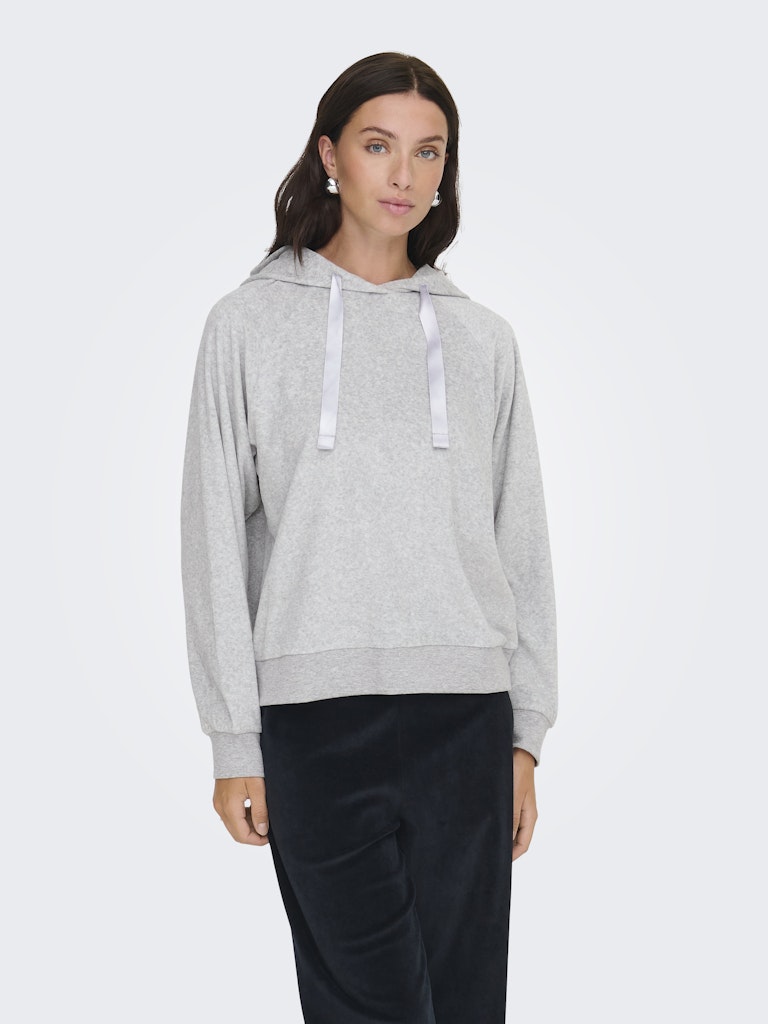 Vida Hoodie - Light Grey Melange