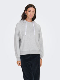 Vida Hoodie - Light Grey Melange