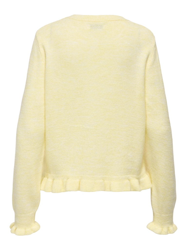 Letty Frill Cardigan - Yellow
