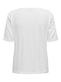 Mila O-neck Top - White