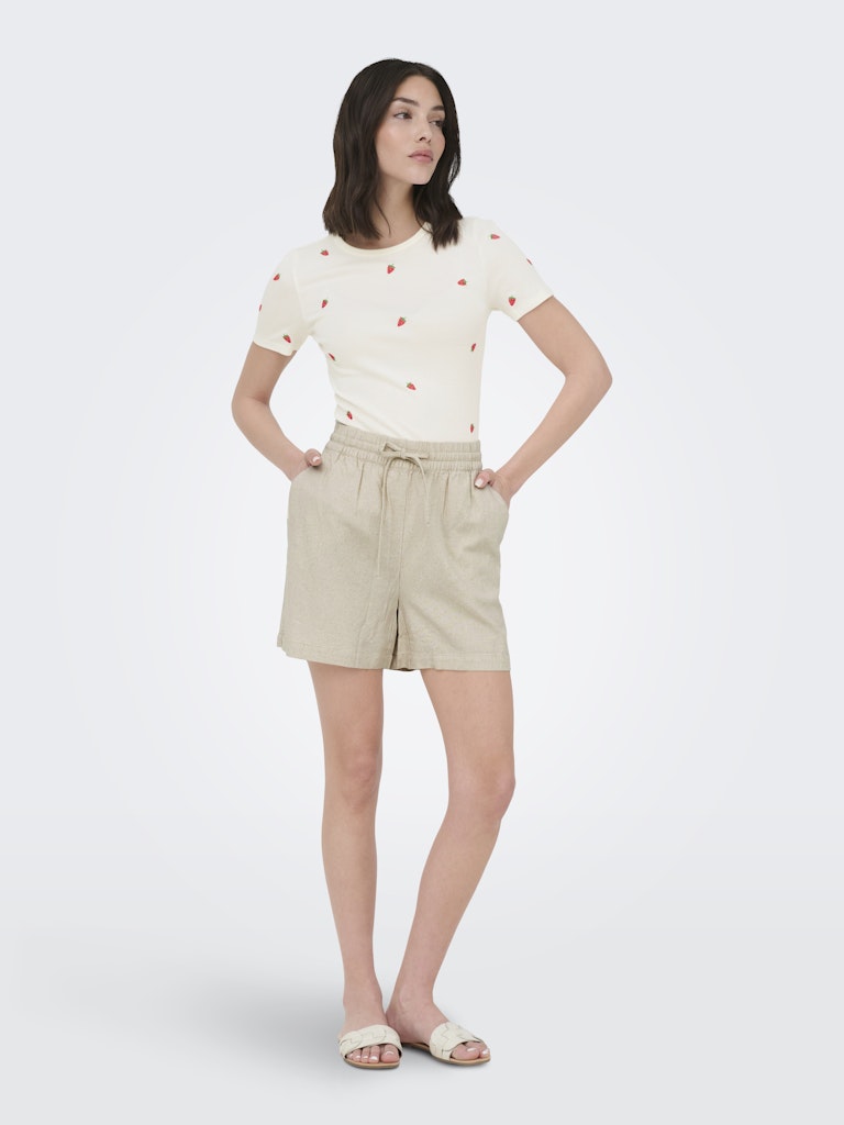 Say Linen Shorts - Oatmeal