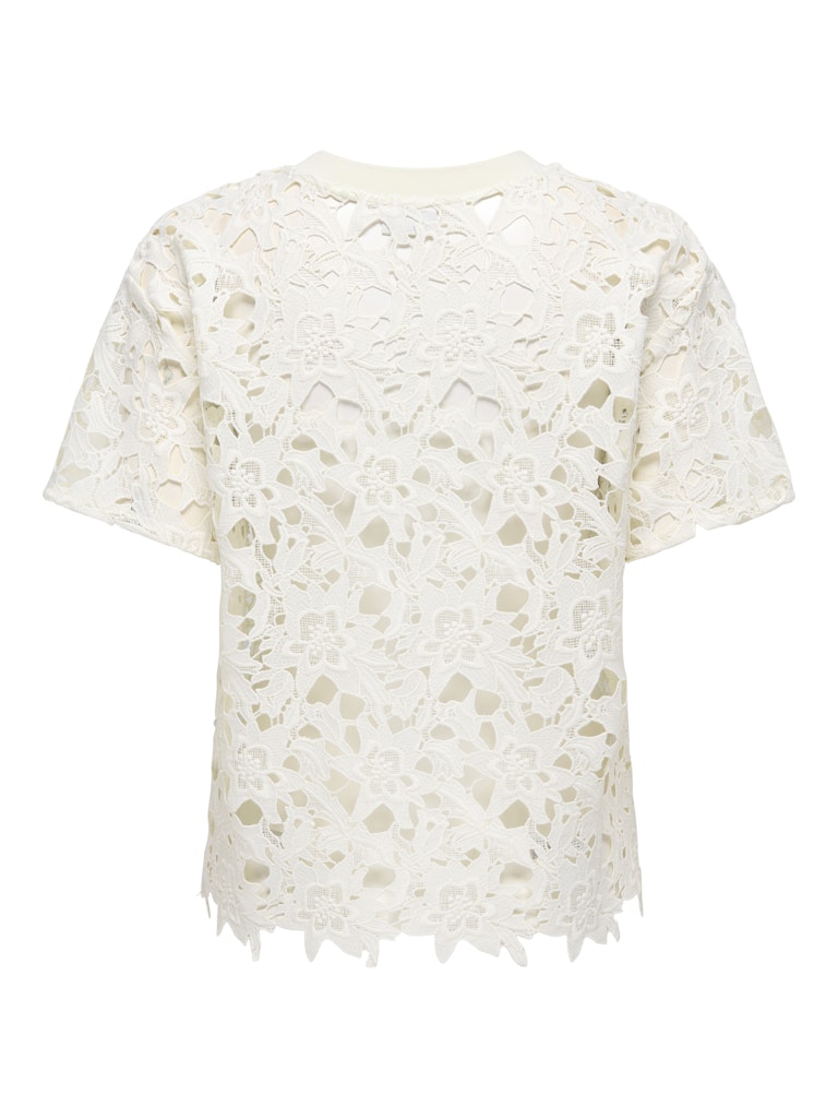 Vanya Lace Top - Cloud Dancer