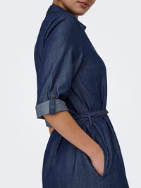 Kai Dress - Medium Blue
