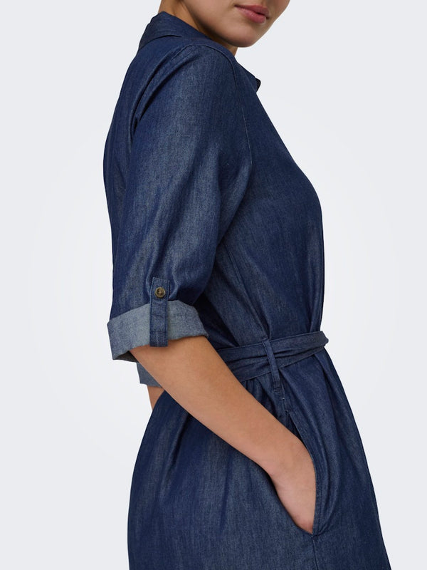 Kai Dress - Medium Blue