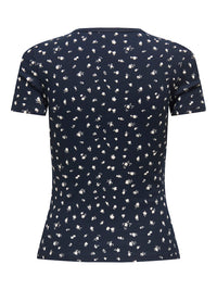 Lucky Top - Sky Caption Soft Flower