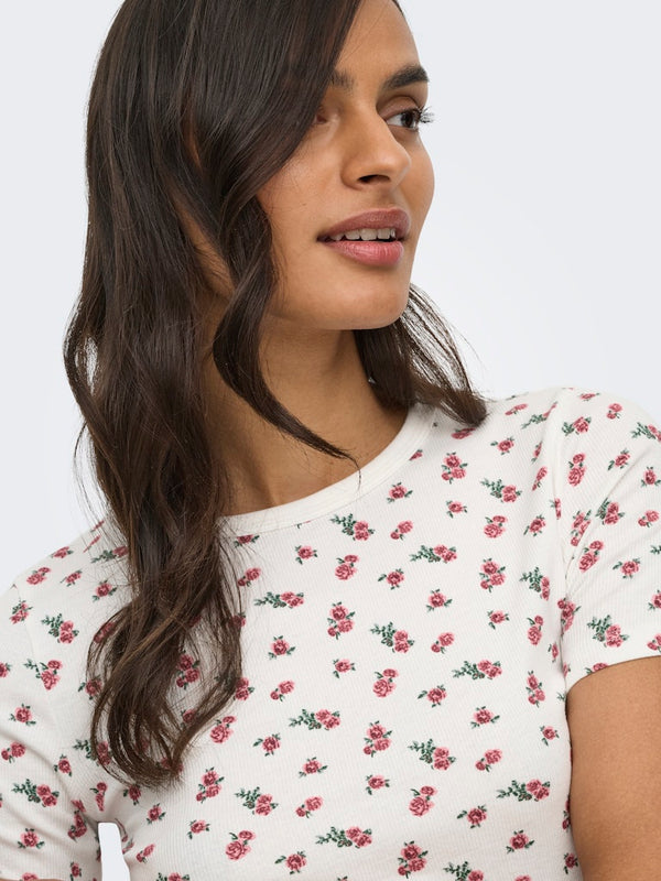 Lucky Top - Cloud Dancer Rose
