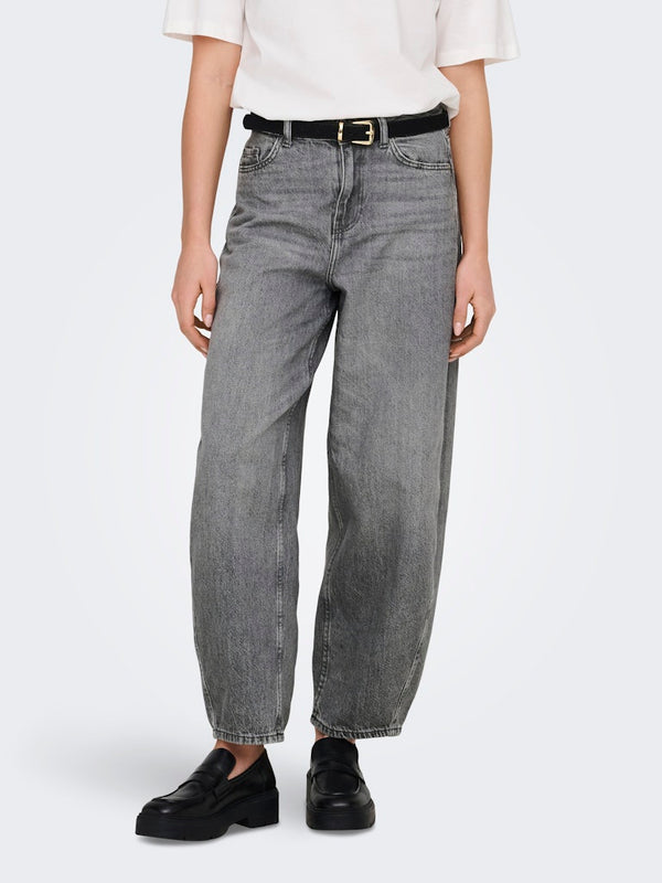 Susie Barrel Jeans - L. Grey