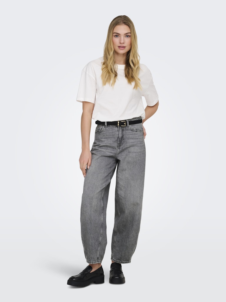 Susie Barrel Jeans - L. Grey