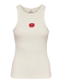 Tulle Pearl Top - Cloud Dancer