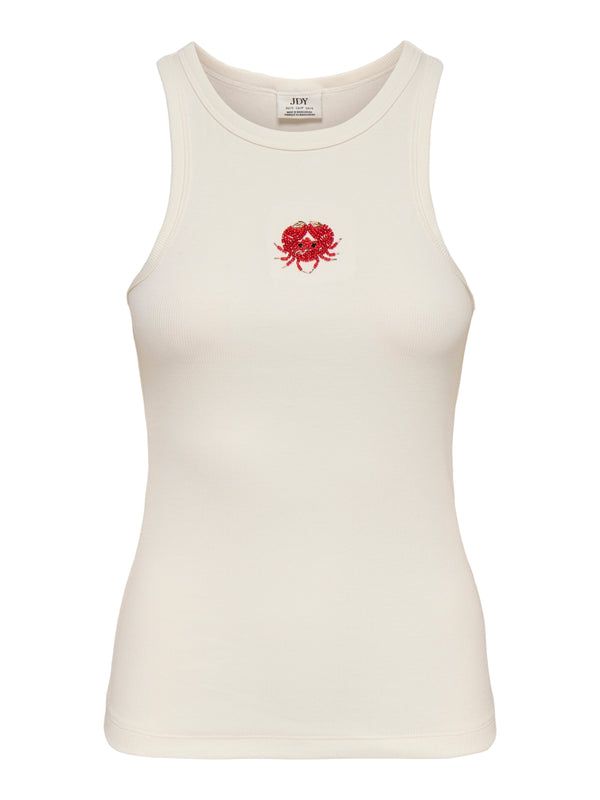 Tulle Pearl Top - Cloud Dancer