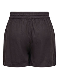 Say Linen Shorts - Chocolate Torte