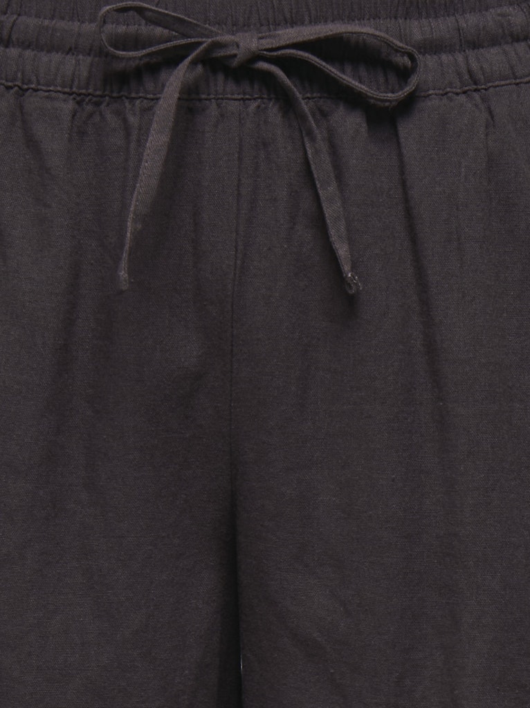 Say Linen Shorts - Chocolate Torte
