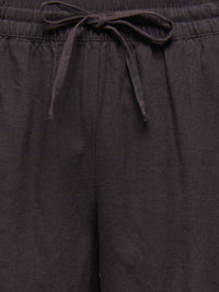 Say Linen Shorts - Chocolate Torte