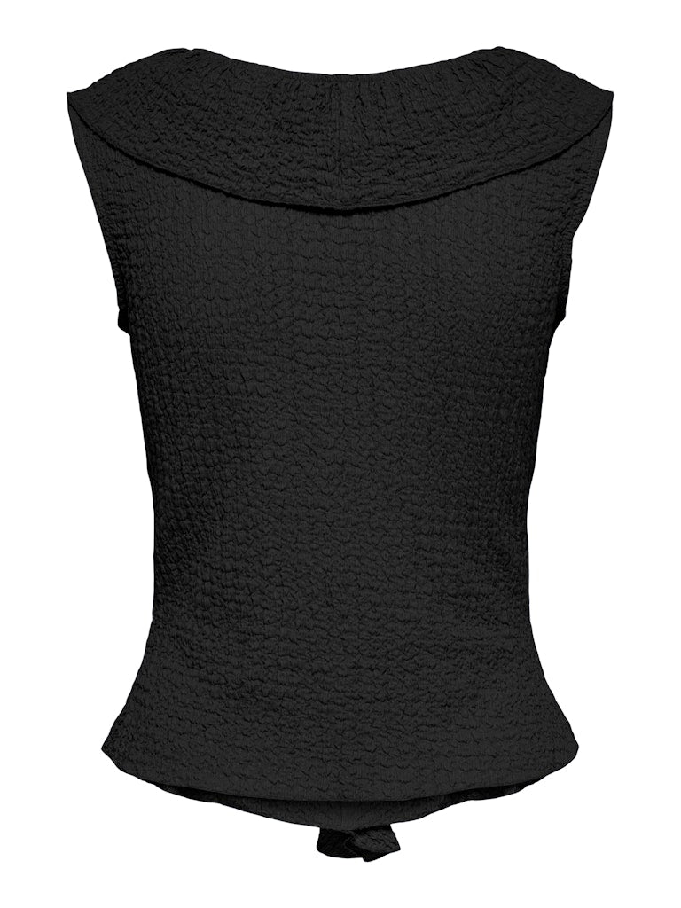 Turbo Frill Top - Black