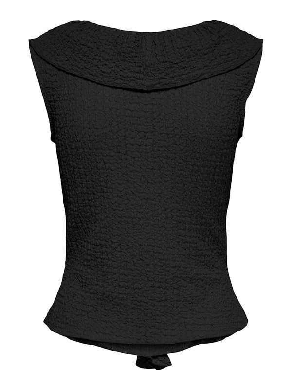 Turbo Frill Top - Black