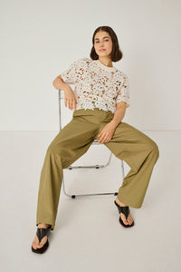 Vanya Lace Top - Cloud Dancer