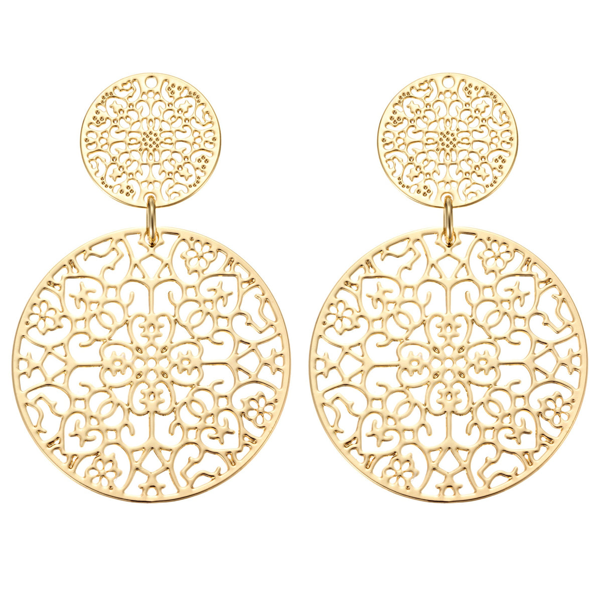 Double Spinn Earring - Gold