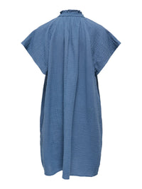Theis V-neck Dress - Vintage Indigo