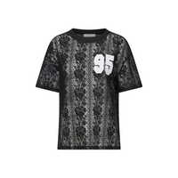 Lace T-Shirt - Black