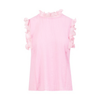 Top With Ruffels - Pink