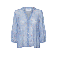 Viaba Shirt - Blue Flower