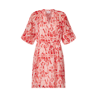 Viaba Dress - Red/Rose