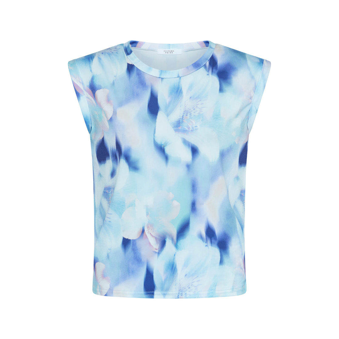 Low Top - Blue Flower