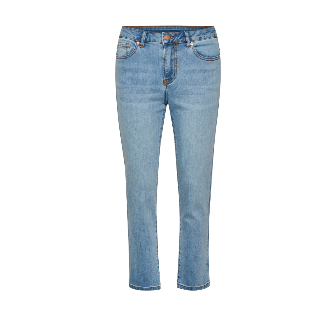 Sinem Cropped Jeans - Light Blue