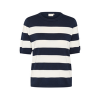 Lizza Knit - Striped Midnight/Chalk