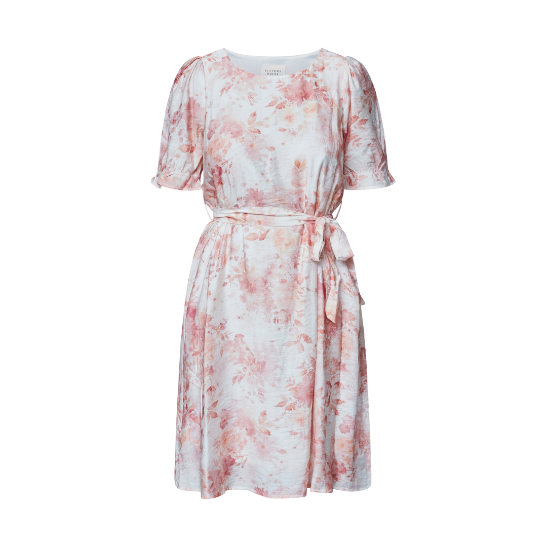 Noki Dress - Coral Flower