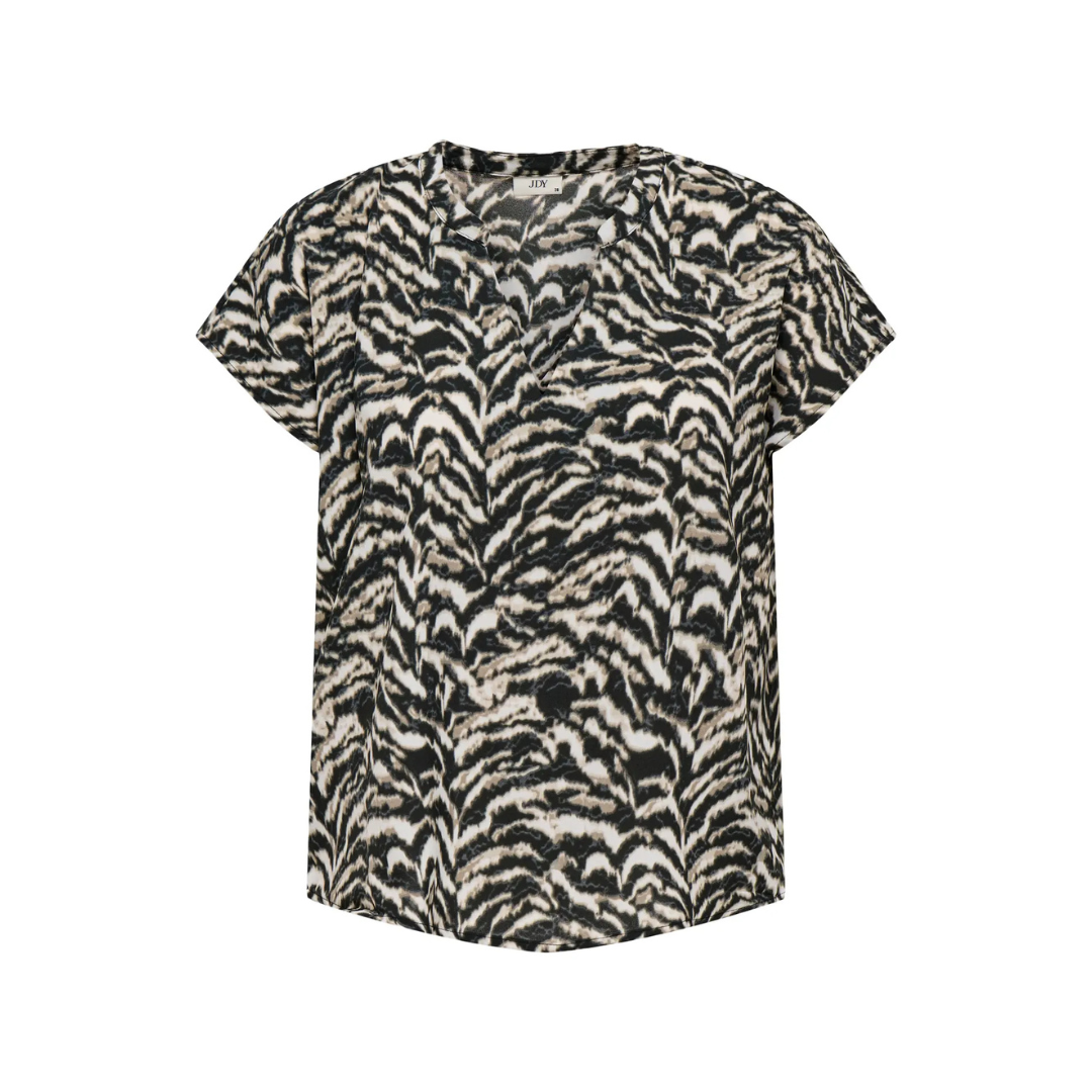 Lion Top - Zebra Graphic