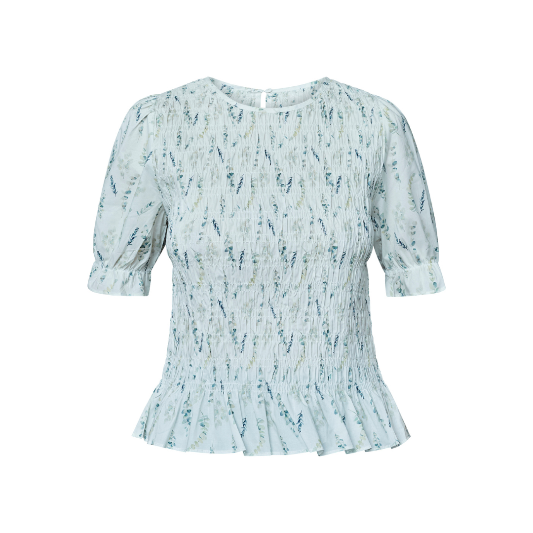 Nix Top - Cream Flower