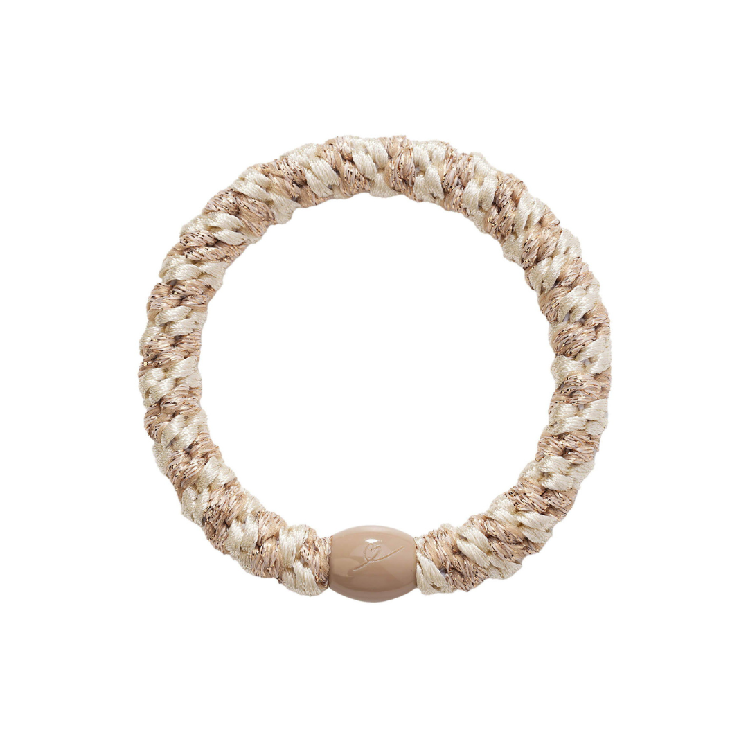 Hair Tie - Glitter Beige Ivory
