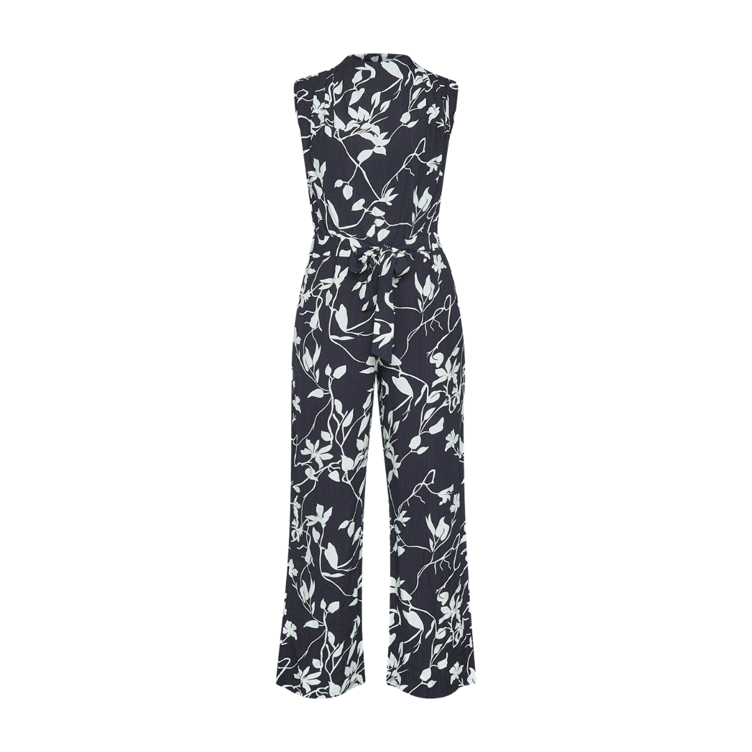 Guto Jumpsuit - Black/Flower