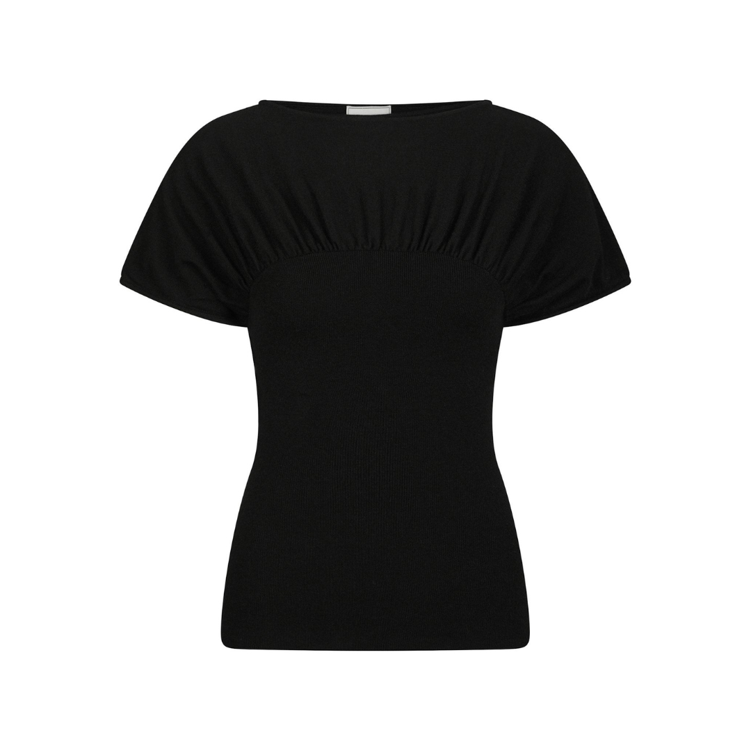 Anthea Knit Top - Black