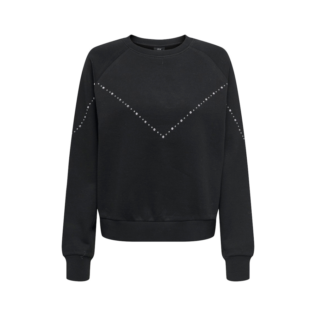 Lena Stud Sweat - Black