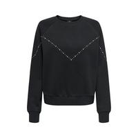 Lena Stud Sweat - Black