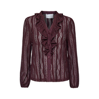 Eina Shirt - Dark Bordeaux