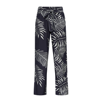Ella Pant - Black Leaf