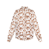 Virsa Shirt - Cognac Flower