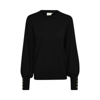 Lizza Knit Roundneck - Black