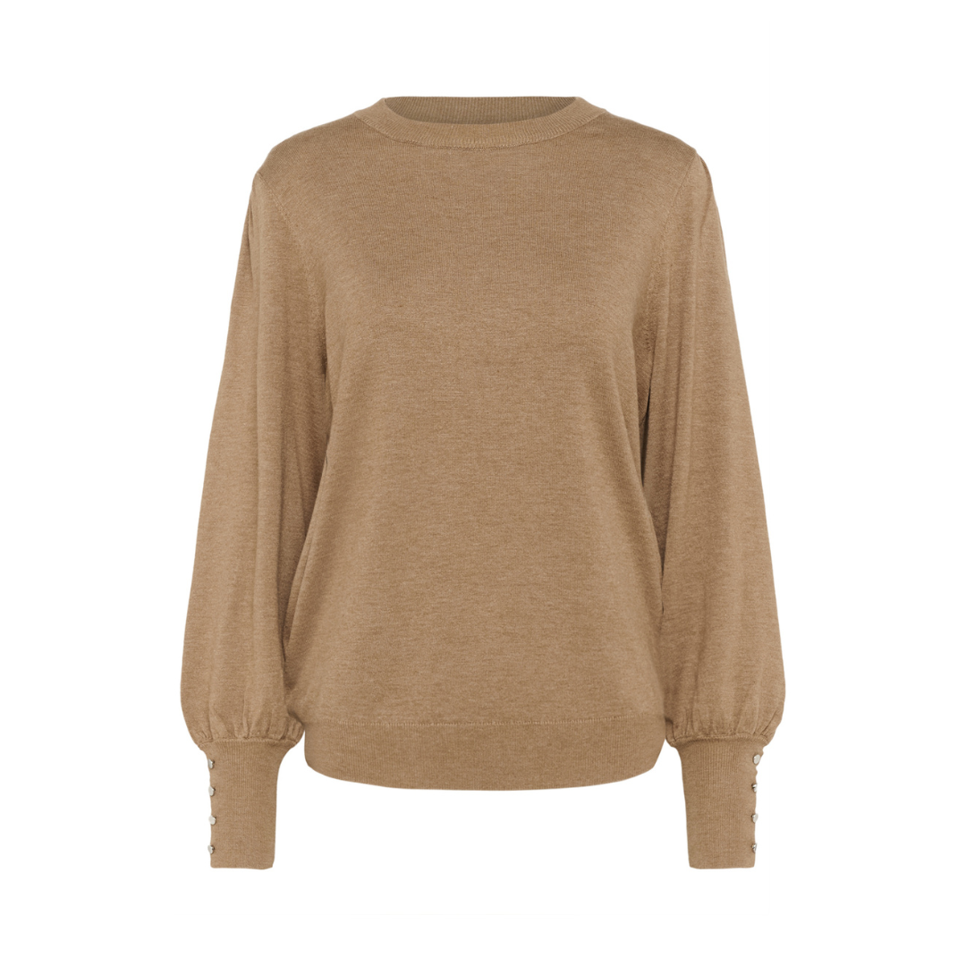 Lizza Knit Roundneck - Toasted