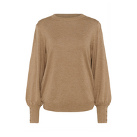 Lizza Knit Roundneck - Toasted