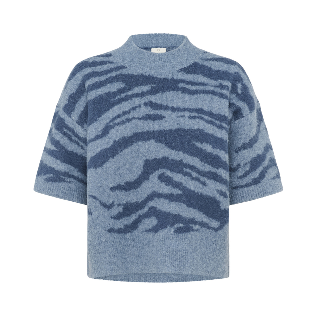 Sandra Knit - Blue Animal
