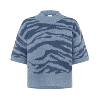 Sandra Knit - Blue Animal