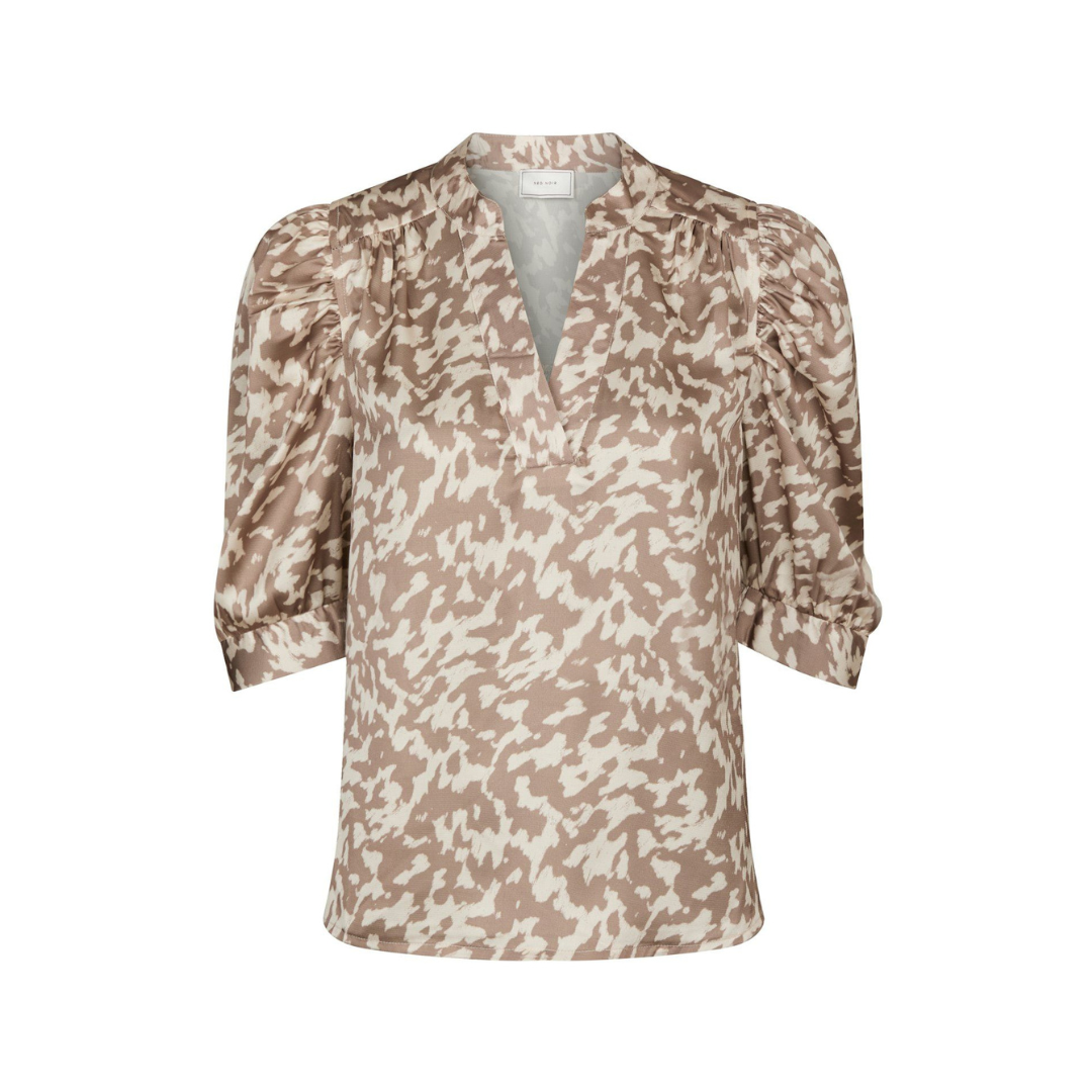 Roella Sateen Blouse - Graphic