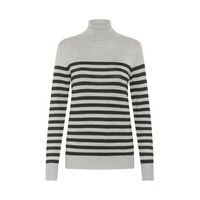 Lizza Rollneck Knit - Stripe