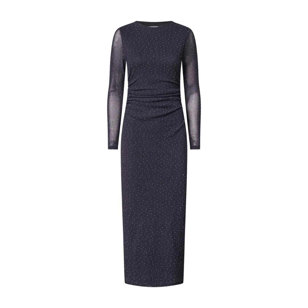 Esme Dress - Black/Silver